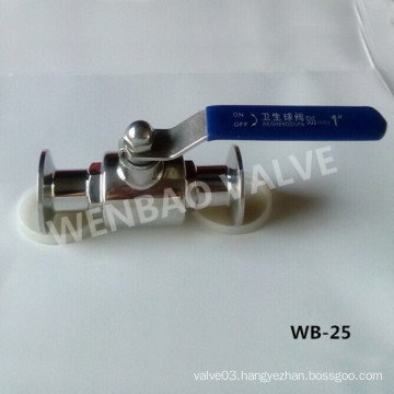 Two Piece CF8m Clamp Sanitary Ball Valve Price